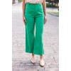 Talk Later Kelly Green Wide Leg Pants